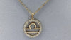 Rhinestone Zodiac Necklace
