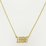 Birth Year Necklace