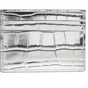 The Slim Croc Cardholder (Silver)