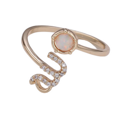 Opal Zodiac Ring