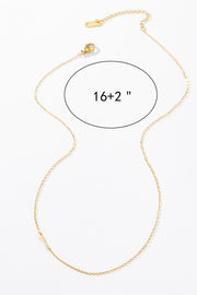 delicate real gold dipped initial