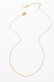 delicate real gold dipped initial