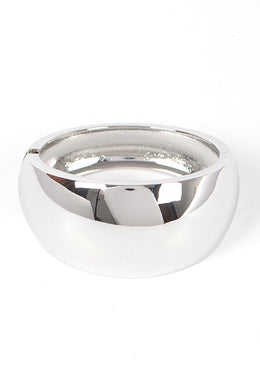 Roxie Polished Statement Hinged Bangle