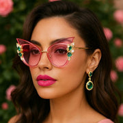 Gemini Glam Cat-Eye Sunnies