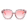 Women Round Cat Eye Sunglasses