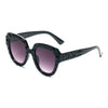 Women Round Cat Eye Sunglasses