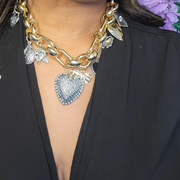 Lennox - Mixed Charm Chunky Necklace