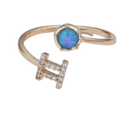 Opal Zodiac Ring