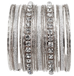 Shimmer Stacked Bangles