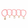Matte Pink No. 5 Boutique Charm Bracelets