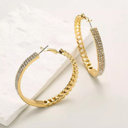 Genevieve Hoop Earrings