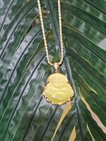 Yellow Buddha Necklace