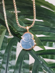 White Buddha Necklace
