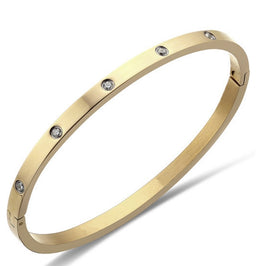 Gold Standard Bangle (4mm)