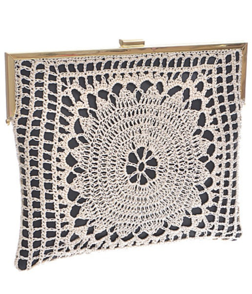 Marly Embroidered Clutch