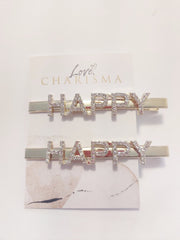 Happy Hair Clips