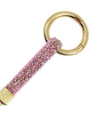 Pink Rhinestone Keychain