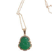Green Buddha Necklace