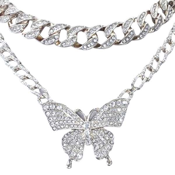 Mariah Butterfly Necklace Set