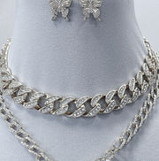 Mariah Butterfly Necklace Set