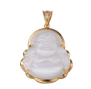 White Buddha Necklace