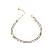 GiGi 24k Plated Tennis Anklet