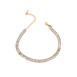 GiGi 24k Plated Tennis Anklet