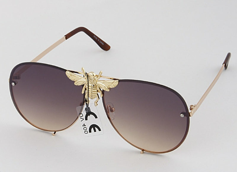 Queen Bee Aviator Sunglasses